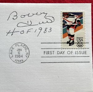 VERSTORBENER HOCKEY HOF BOBBY HULL - SIGNIERT 1984 EISHOCKEY FDC - AUTOGRAMM - Bild 1 von 3