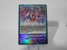 Digimon TCG - Purple Memory Boost! P-036 LP - SR Holo x4