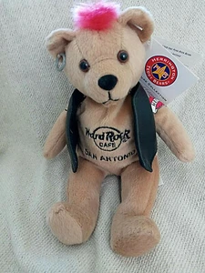 2009 HARD ROCK CAFE SAN ANTONIO PUNK ROCK BEAR - Picture 1 of 8