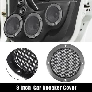 3" Titanium Tone Car Audio Speaker Cover Mesh Subwoofer Grill Horn Protector - Picture 1 of 7