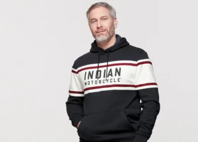 Sudadera con capucha para hombre Indian Motorcycle azul marino 2862900 Foto 1 de 4