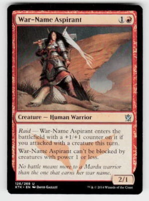 Khans of Tarkir #126 War-Name Aspirant - Image 1 of 2