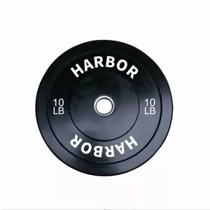 Olympic Bumper Plates Set - Virgin Rubber Bumpers. Quantity 1 Comes w/2 Plates - Picture 1 of 10