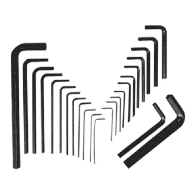 25 Piece Allen Hex Key Wrench Set in Pouch SAE MM Metric Long Arm - Image 1 of 4