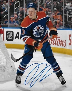 Foto firmada autografiada de Jesse Puljujarvi Edmonton Oilers 8x10 #6 original - Imagen 1 de 2