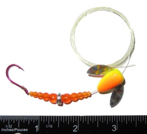 Supertackle - Spin n Bling Wedding Band w/ #2 Zap Hook / Kokanee Trout patterns - Picture 1 of 18