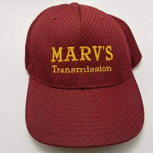 Marvs Transmission Mütze Kappe weinrot verstellbarer Riemen hinten Herren gebraucht M1 - Bild 1 von 4