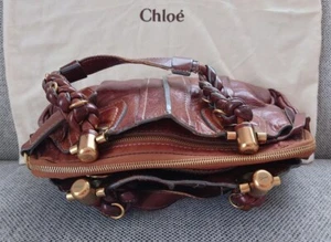Chloe Eloise Shoulder Bag Brown Vintage-Style Handbag Elegance calfskin Used - Picture 1 of 8
