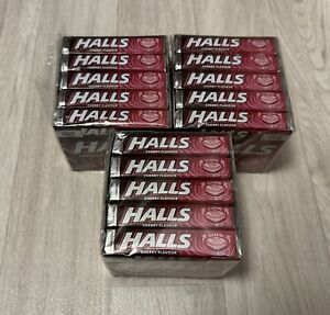 3x Boxes - Halls Sugar Free Cherry Menthol Action Sweets - 60 32g Packs in Total