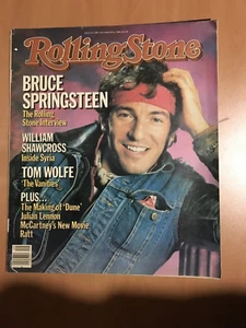 Rolling Stone Magazine #436- De.6, 1984- Bruce Springsteen -no mail label - Bild 1 von 2
