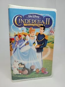 VHS VCR Tape Clamshell Walt Disney Cinderella 2 Vintage - Picture 1 of 4
