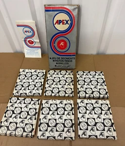 JUEGO DE ANILLOS DE PISTÓN DE 6 CILINDROS APEX NOS AE FORD SERIE D 25514 +020 MOTOR 27143 DE GRAN TAMAÑO - Imagen 1 de 10