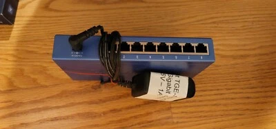 TRENDnet TEG-S80TXE 8-Port Gigabit Ethernet Switch. Metal. Original PSU. - Image 1 of 2