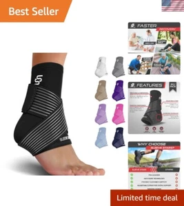 Premium Ankle Brace for Achilles Tendonitis & Plantar Fasciitis Relief, Adjus... - Picture 1 of 10