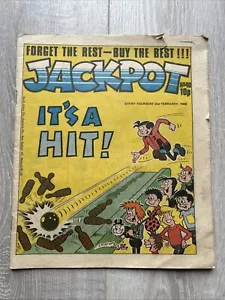 JACKPOT Comic No #40 2nd February 1980 Vintage IPC Magazines Bronze Age - Bild 1 von 13