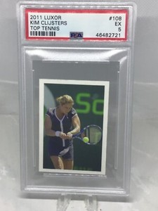 2011 Luxor Top Tennis #108 Kim Clijsters PSA 5 (Top Pop, Pop 2)