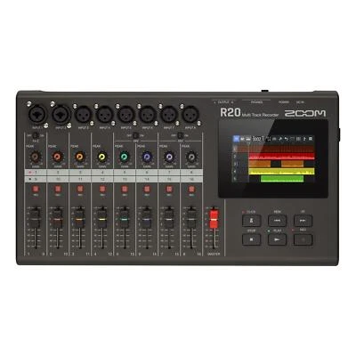 ZOOM R20 Multi-Track Recorder USB Audio Interface Full-color LCD Touchscreen New - Image 1 of 4
