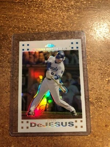 2007 Topps Chrome Baseball # 237 David DeJesus SN 438/660 - Picture 1 of 2