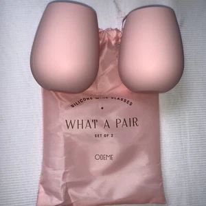 ODEME WHAT A PAAR 2ER SET SILIKON WEINGLÄSER - Bild 1 von 8