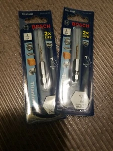 Broca giratoria de titanio Bosch 1/16 pulgadas x 2 pulgadas modelo #TI2131IM LOTE DE 2 - Imagen 1 de 3