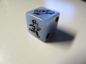 Monopoly Speed Die - Blue and Black - Game Replacement Part