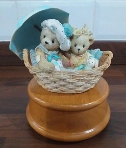 Cherished Teddies Beth and Blossom, Friends are never far apart Musical - Picture 1 of 10