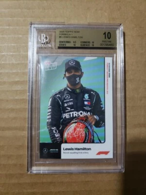 2020 Topps Now F1 Lewis Hamilton #6 Bgs 10 Pristine - Image 1 of 2