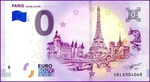 PARIS / BILLET SOUVENIR 0 € / NULL EURO-SCHEIN / UELX 2019-1 - Picture 1 of 1