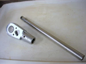 Vintage Snap On  3/4” Drive Ratchet Head & 12" Breaker Bar  Handle  # L72 F - Picture 1 of 7