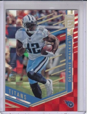 DELANIE WALKER 2018 Panini Donruss Elite Red #54 135/299 Titans - Image 1 of 2