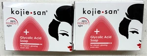 Kojie san + Jabón en Barra de Ácido Glicólico Cero Pigmento Luz 100g Lote de 2 Nuevos en Caja - Imagen 1 de 4