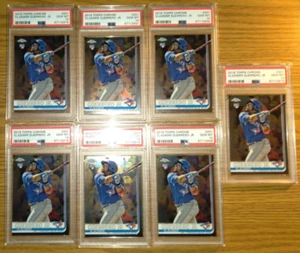 7) TARJETAS RC VLADIMIR GUERRERO JR 2019 TOPPS CROMADAS #201 PSA ¡10 GEMAS! Blue Jays)^ - Imagen 1 de 7