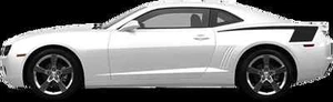 Rear Quarter COPO Vinyl Graphics Decals Stripes for Chevy Camaro 2010 to 2013 - Picture 1 of 1