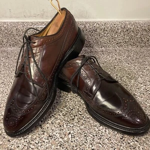 Allen Edmonds MacNeil 9097 Burgundy Shell Cordovan Long Wing Bluchers 8.5E GUC - Bild 1 von 24