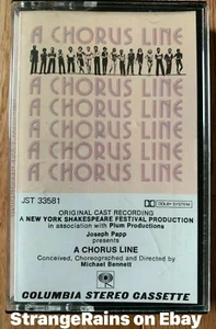 A Chorus Line Cassette Tape Soundtrack Original Cast Recording  TESTED - Picture 1 of 6
