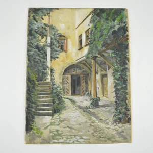 STURY, Max - Gemälde - Aquarell - Das Haus Staudt in Rothenburg ob der Tauber - Imagen 1 de 8