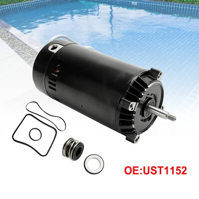 Pool Pump 1.5 HP UST1152 Pool Pump Replacemen Motor For HAYWARD SUPER PUMP - Image 1 of 4