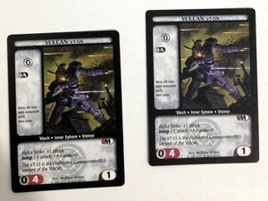 Vulcan VT-5S (2) Battletech CCG Counterstrike 'Mech - Picture 1 of 2