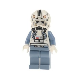 1xLego Minifigure Star Wars Clone Trooper V-wing Pilot Head White Helmet 8096 sw0281