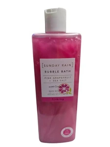 Pink Grapefruit & Sea Salt Bubble Bath 21.9 oz. Sunday Rain Sealed - Picture 1 of 4