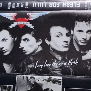 FLESH FOR LULU - 1987 'Long Live The New Flesh' Cassette Tape vtg 80s I Go Crazy - Picture 1 of 6