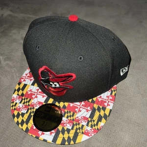 Baltimore Orioles “Maryland Flag” 7 3/4 New Era Hat - Picture 1 of 3