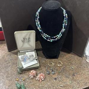 13 teiliges Konvolut Schmuck (v) - Bild 1 von 15