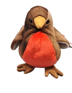 Ty Beanie Baby Early The Robin Bird Birthdate March 20 1997 Tag 1998 - Picture 1 of 8