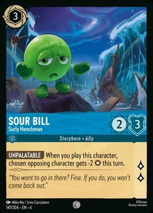 Sour Bill - Surly Henchman Foil (147) Azurite Sea Disney Lorcana - Picture 1 of 1