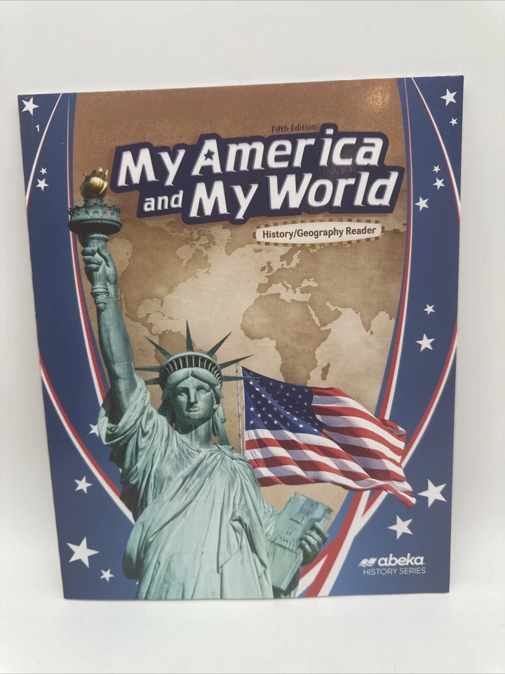 Abeka My America & My World Student Text (5th Edition) 1st Grade History NEW - Image 1 of 4