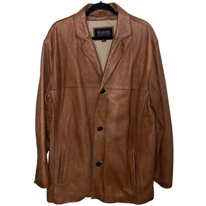 Wilsons Leather Jacket Coat Dean Winchester Size XL Brown - Picture 1 of 10