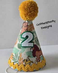 Lion King First Birthday Hat , Lion King Party Decorations “New Handmade” - Picture 1 of 1