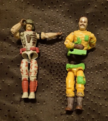Vintage 1980s 1990s G.I. GI Joe Cobra Lot 3.75 ARAH Action Figures , - Image 1 of 3