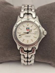 Tag Heuer Professional WG1212-KO White Date Dial 34mm Swiss Quartz Herrenuhr - Bild 1 von 8